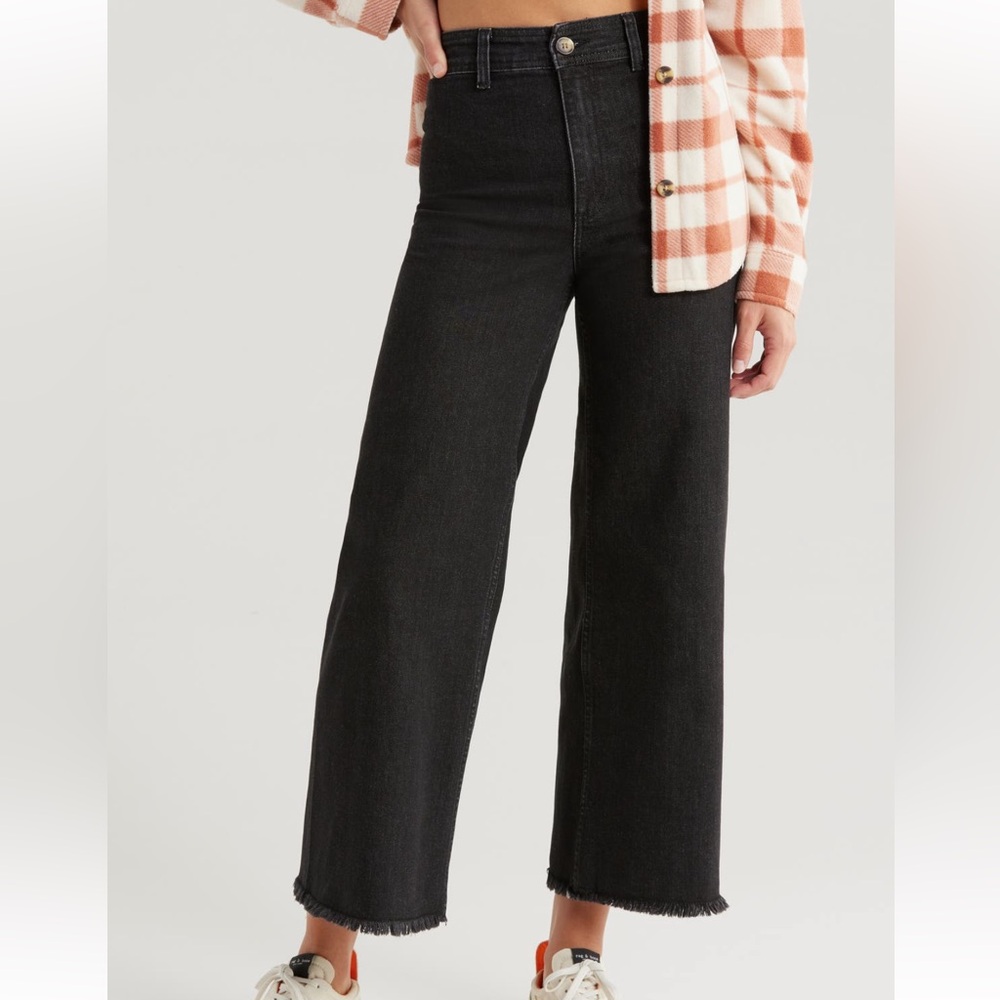 Billabong Fall Stretch Crop Wide Leg Jeans